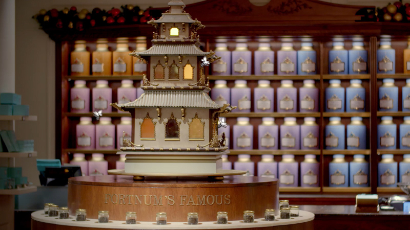Das Gesch&auml;ft von Fortnum & Mason in London