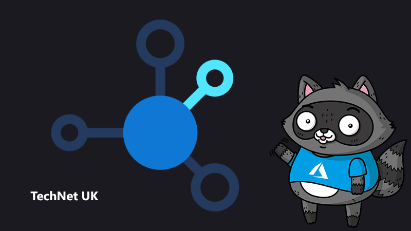 An illustration that represents AI, next to a drawing of Bit the Raccoon