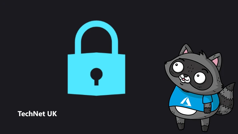 An illustration representing a data warehouse, next to an illustration of Bit the Raccoon