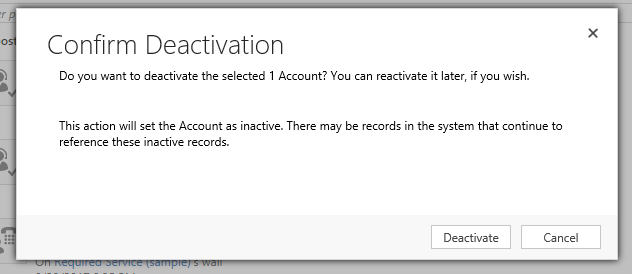 Dialog box in old UI