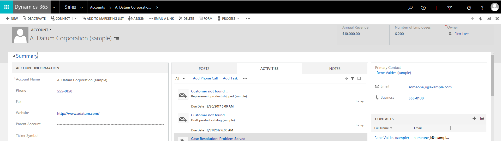 Dynamics 365 default theme