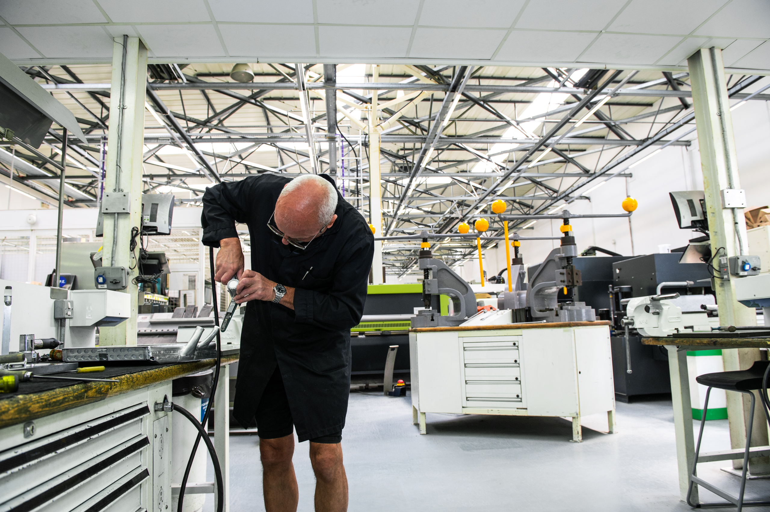Race car parts are hand-crafted at a Formula One manufacturing plant
