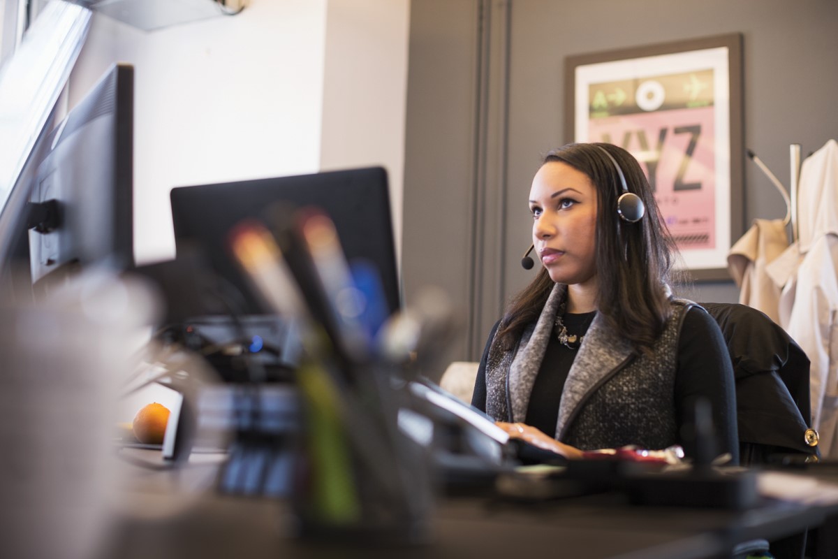 Real people. Customer support professional at a digital consulting firm. The firm provides custom solutions across a multitude of disciplines including IT, front and back end software development, customer support and data services