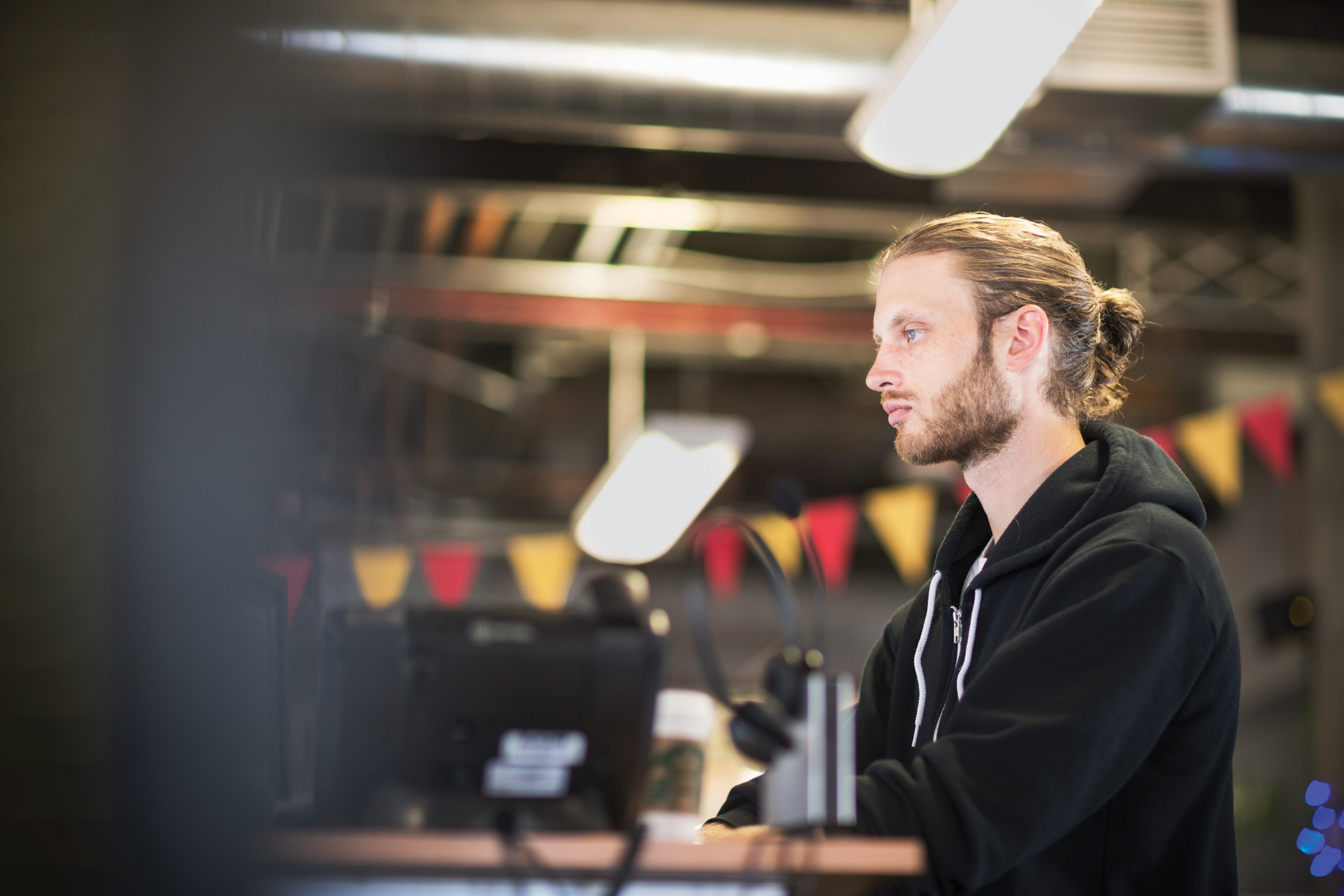 Photo of an IT professional at work