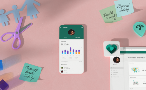 An image showing the new Microsoft Family Safety app