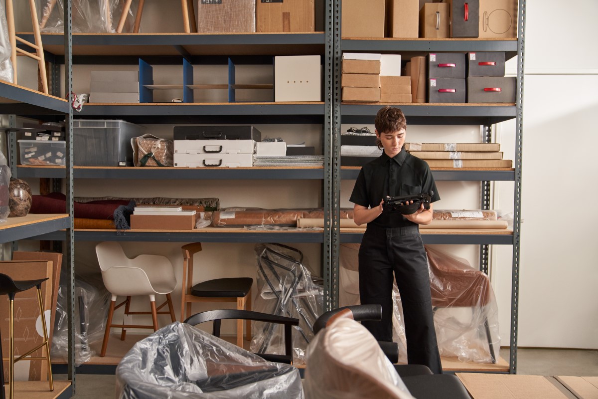 Customer service scanning product codes, picking and packing online orders, analyzing data and managing inventory in the storeroom
