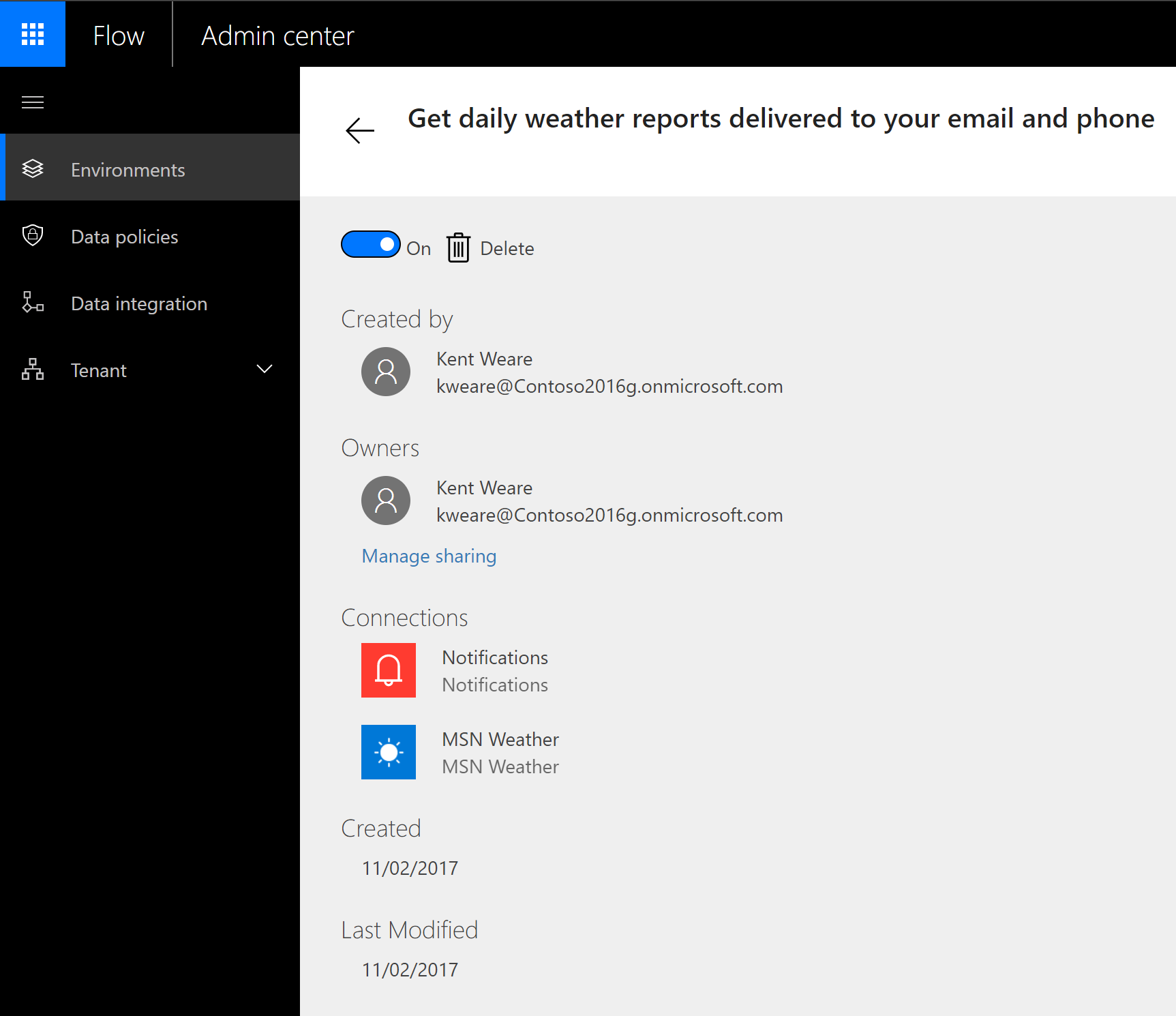 Microsoft Flow audit events now available in Office 365 Security & Compliance Center Microsoft Flow audit events now available in Office 365 Security & Compliance Center
