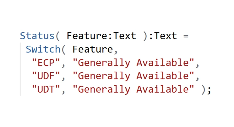 User Defined Types are now generally available! They are enabled by default for new apps and can be enabled for existing apps under Settings > Updates > New > User-Defined types. As of Power Apps Studio version 3.26044