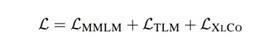 Function to get get the overall loss for the cross-lingual pretraining