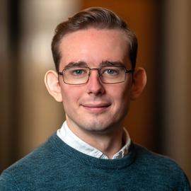a man wearing glasses