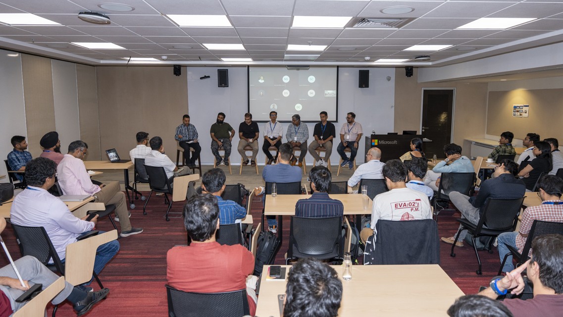 panel speaking at the MSR India Academic Research Summit 2026