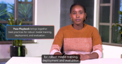 Muchai Mercy giving a walkthrough of Paza