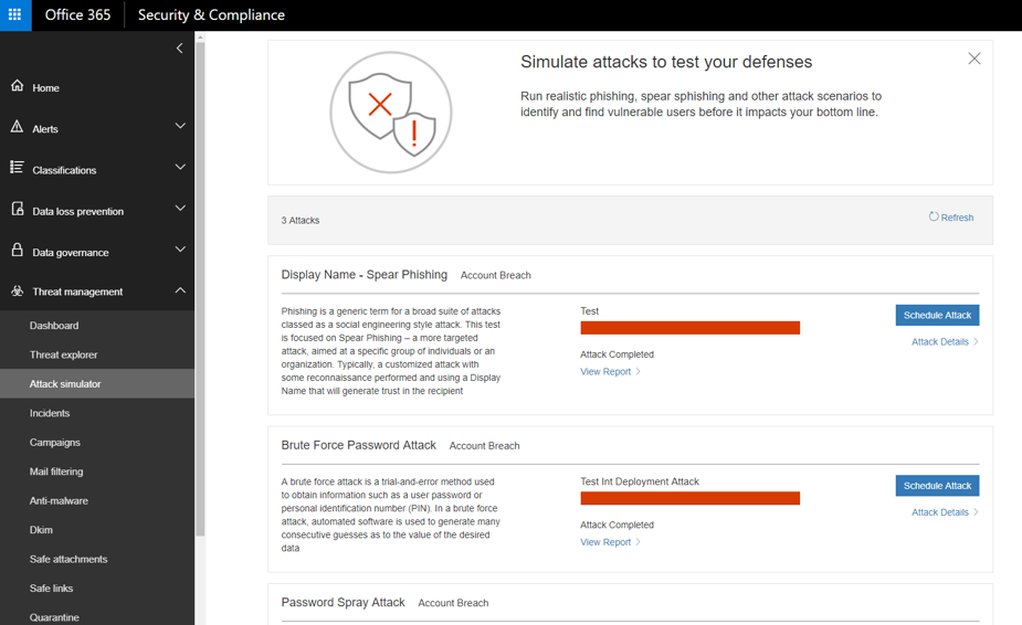 Figure 5. Attack Simulator UI