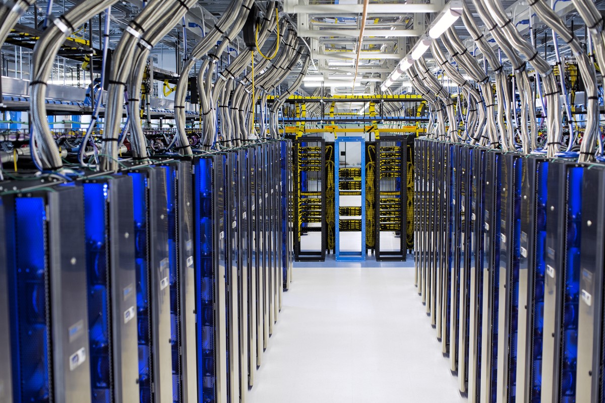 IT professionals build and maintain server farm