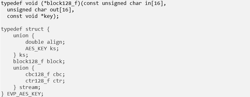 Screenshot of code