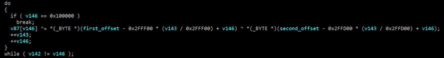 Partial screenshot of a code snippet