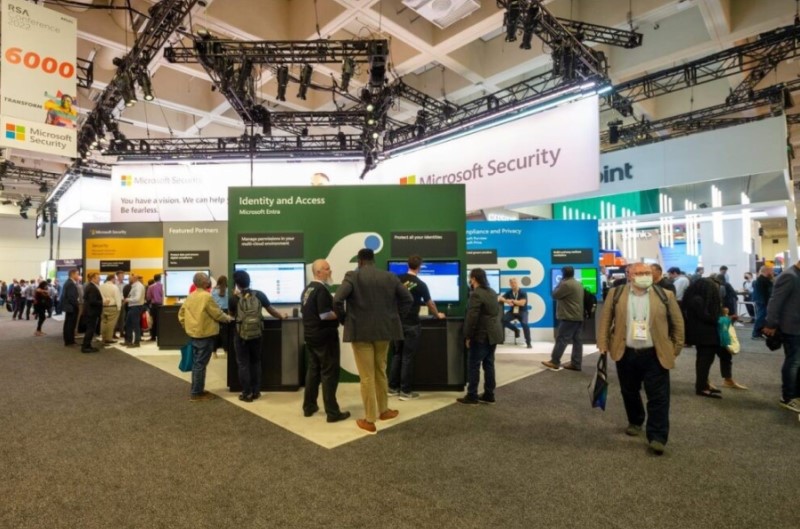Microsoft Security Hub booth from RSA Conference 2022