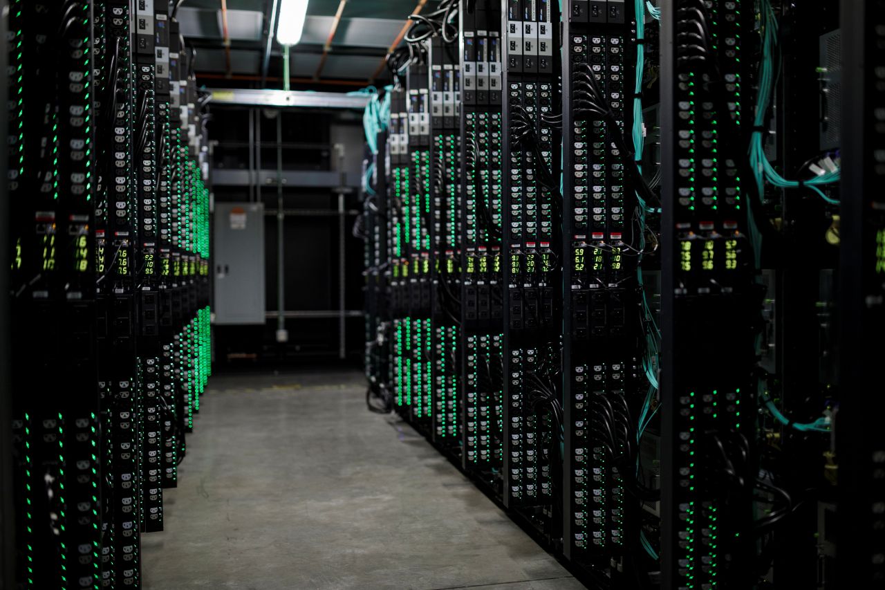 Datacenter aisle