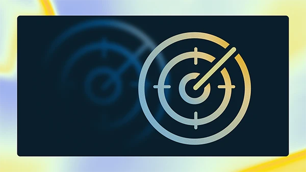 A colorful graphic showing a radar scanning icon representing new detection and hunting guidance