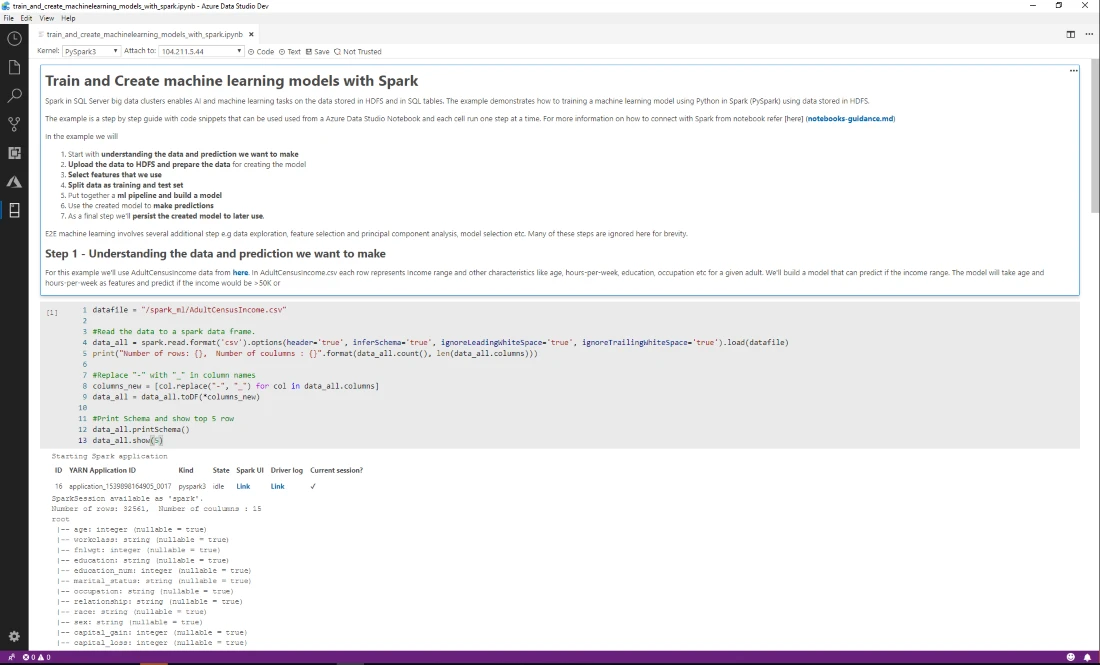 SQL Server Notebook