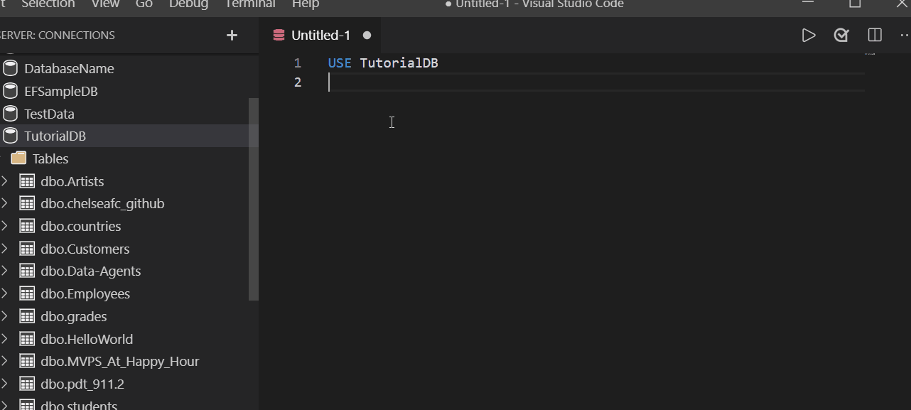 IntelliCode in mssql extension.