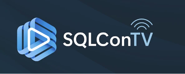SQLConTV is a blue, triangular logo with a wireless symbol inside.
AI-generated content may be incorrect.