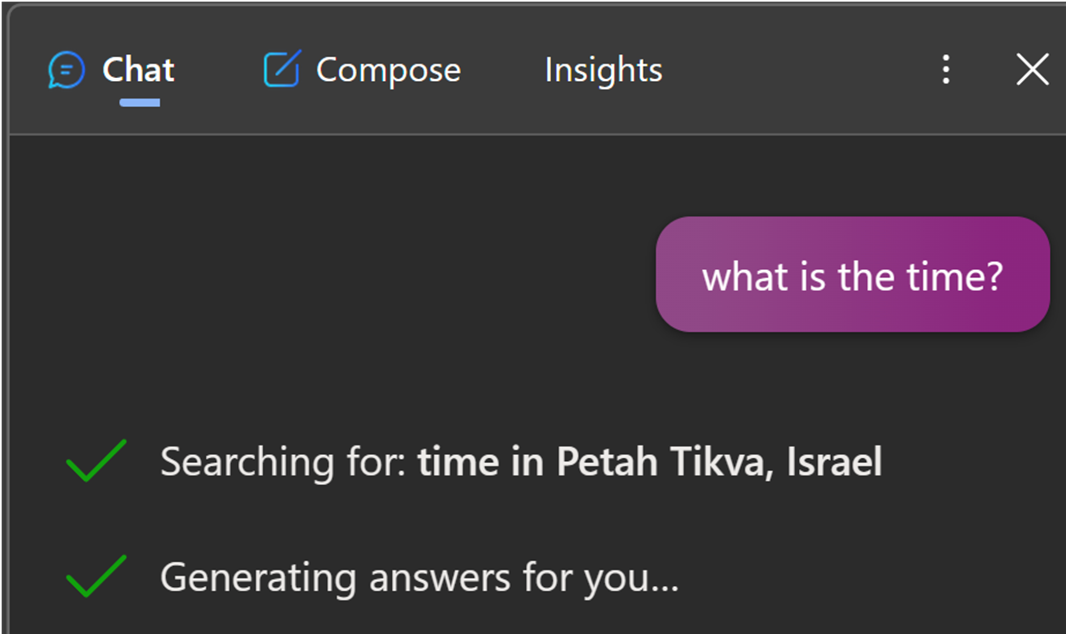 Grounded prompt