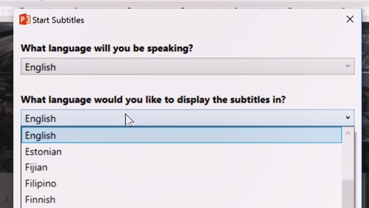 Presentation Translator for PowerPoint